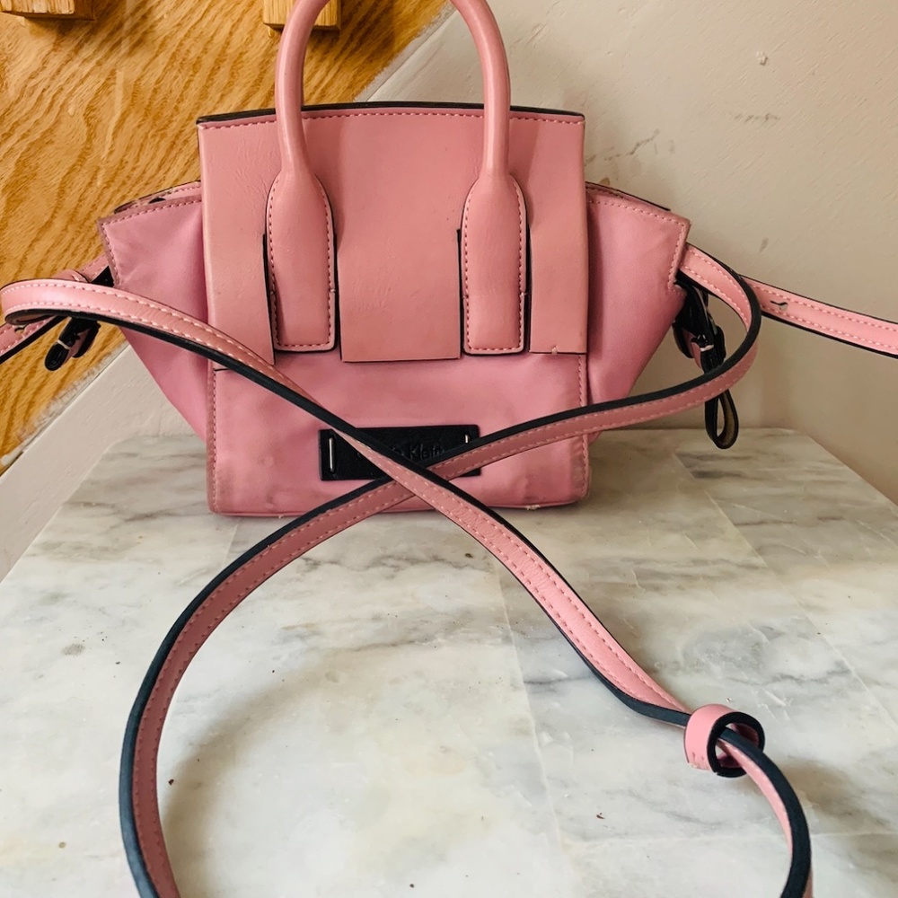 Calvin Klein Limited Edition Pink Trapeze bag mini